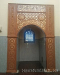 Mihrab Masjid Ukir Kayu Jati Jepara