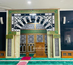 Produk Mihrab Jati Masjid Nurul Qolbi Bintaro